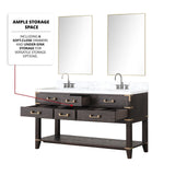 Norwalk 60" x 22" Double Bath Vanity - Backyard Provider