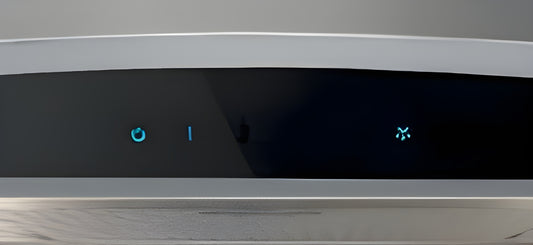 Elica - FOGLIA - Techne - 36" W x 20" D x 10" H, Stainless & Black Glass - Wall Mount Hoods - EFG636S1