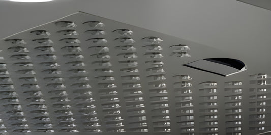 Elica - FOGLIA - Techne - 30" W x 20" D x 10" H, Stainless & Black Glass - Wall Mount Hoods - EFG630S1