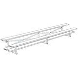 Bleacher - 15 ft. (2 Row - Double Foot Plank) - Tip & Roll - BLDP-2TRG