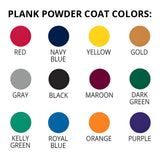 Bleacher - 15 ft. (2 Row - Single Foot Plank) - Tip & Roll (Powder Coated)