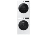 SAMSUNG 2.5 cu. ft. Compact Front Load Washer with AI Smart Dial and Super Speed Wash in White - WW25B6900AW-KT