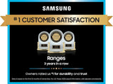 SAMSUNG 6.0 cu. ft. Smart Freestanding Gas Range with No-Preheat Air Fry & Convection in Stainless Steel - NX60A6511SS-KT