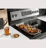 GE APPLIANCES PB965YPFS GE Profile™ 30" Smart Free-Standing Electric Double Oven Convection Range with No Preheat Air Fry - PB965YPFS-KT