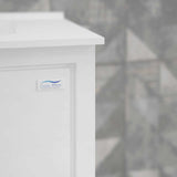 Casa Mare Alessio 60 Glossy White Vanity Ceramic Sink Combo - Alessio152GW-60-MSC-S