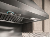 Elica - CALABRIA - Elica Pro - 48" W x 25" D x 18" H, 1200 CFM, Stainless - Wall Mount Hoods-ECL148S4