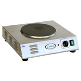 Cadco LKR-220 15" Portable Electric Hot Plate with 9" Cast Iron Burner - CDLKR220