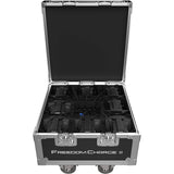 CHAUVET DJ Freedom Charge 8 Compact Par Light Fixture Charging Hard Road Case -185454