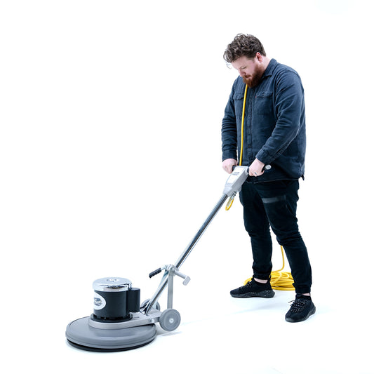CleanFreak 20" Heavy Duty Floor Buffer w/ Pad Driver - CPL-225FP-20-RH-CF