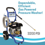 CleanFreak 6.5 HP Kohler SH256 Engine 2.5 GPM Pressure Washer (Gas) - 3,200 PSI - WET-CF2532K