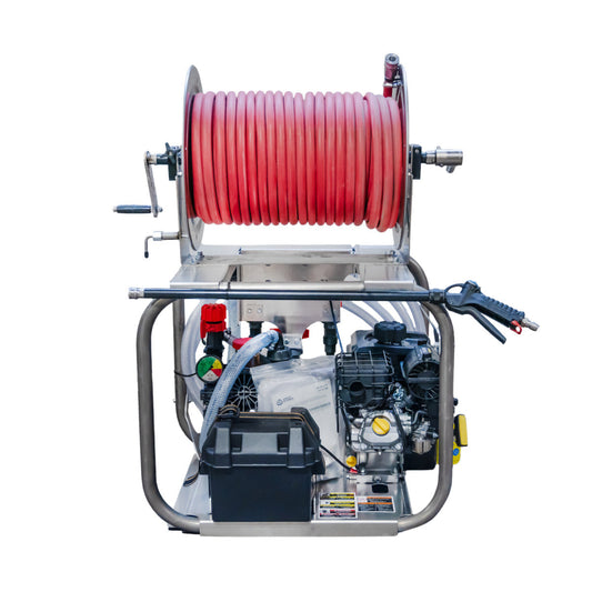CleanFreak Softwash System (300 PSI @ 11.0 GPM) w/ AR45 Pump & Electric Start 6.5 HP Vanguard Engine -WET-A-ASW-0001