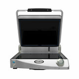 Cadco CPG-15F 15-3/4" Jumbo Single Smooth-Top Clamshell Grill - CDCPG15F