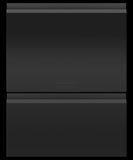 Fisher & Paykel ADDD24DTZB Door panel for Integrated Double DishDrawer™ Dishwasher, 24", Tall - ADDD24DTZB-KT