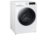 SAMSUNG 2.5 cu. ft. Compact Front Load Washer with AI Smart Dial and Super Speed Wash in White - WW25B6900AW-KT