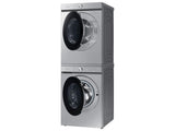 SAMSUNG Bespoke 7.6 cu. ft. Ultra Capacity Electric Dryer with Super Speed Dry and AI Smart Dial in Silver Steel - DVE53BB8700TA3-KT