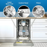 Danby Semi Integrated Built In Dishwashers - DDW18D1EW