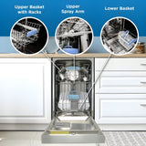 Danby Semi Integrated Built In Dishwashers - DDW18D1EW
