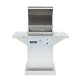 TEC Grills 26" Sterling Patio On Stainless Pedestal With Side Shelves (46") - STPFR1LPPED