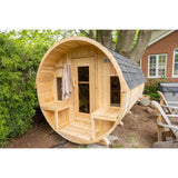 iDeal Dundalk Leisurecraft Tranquility Barrel Sauna Canadian Timber 6 Person - CTC2345W