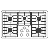GE APPLIANCES JGP3036DLBB GE(R) 36" Built-In Gas Cooktop with Dishwasher-Safe Grates -JGP3036DLBB-KT