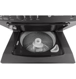GE Unitized Spacemaker 3.8 cu. ft. Washer & 5.9 cu. ft. Gas Dryer - GUD27GSPMDG-KT