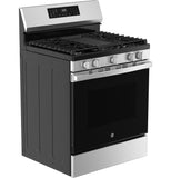 GE APPLIANCES GGF600AVSS GE(R) 30" Free-Standing Gas Convection Range with No Preheat Air Fry and EasyWash(TM) Oven Tray - GGF600AVSS-KT