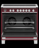 FISHER & PAYKEL OR36SCI6R1 Induction Range, 36", 5 Zones with SmartZone, Self-cleaning - OR36SCI6R1-KT