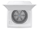 SAMSUNG 4.1 cu. ft. Capacity Top Load Washer with Soft-Close Lid and 8 Washing Cycles in White - WA41A3000AW-KT