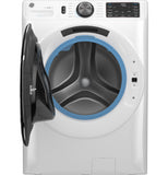 GE 5.0 cu. ft. Smart Front Load Washer w/ SmartDispense & OdorBlock - GFW655SSVWW-KT