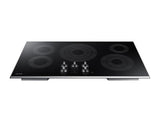 SAMSUNG 36" Smart Electric Cooktop in Stainless Steel - NZ36K6430RS-KT