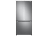 SAMSUNG 25 cu. ft. 33" 3-Door French Door Refrigerator with Dual Auto Ice Maker in Stainless Steel - RF25C5151SR-KT