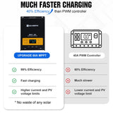 Eco-Worthy 1950W 24V 10x Bifacial 195W Complete MPPT Off Grid Solar Kit