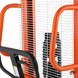Tory Carrier Manual Pallet Stacker Adjustable Forks Fixed Legs 2200 lbs. 63" Lifting Height New - MSF2263