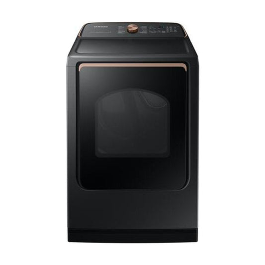 SAMSUNG 7.4 CF SMART ELECTRIC DRYER W STEAM SANITIZE+ AND SENSOR DRY - DVE55A7700V-KT