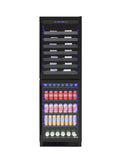 Vinotemp Dual-Zone Wine & Beverage Center - EL-100WBC-TS