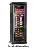 Vinotemp Private Reserve Series 141-Bottle Backlit Panel Commercial 168 Single-Zone Wine Cooler (Left Hinge) - EL-168COMM-L