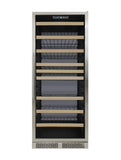 Vinotemp 173-Bottle White Backlit Panel Commercial Single-Zone Wine Cooler - EL-300DSWL