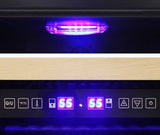 Vinotemp Connoisseur Series 46 Dual Zone Wine Cooler - EL-46WCST