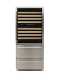 Vinotemp Wine Cooler & Drawer - EL-BWC30TB-S