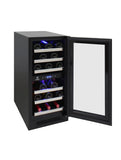 Vinotemp 28-Bottle Dual-Zone Wine Cooler (Black) - EL-WCU101-03