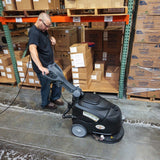 CleanFreak 18" Reliable 18E Electric Auto Scrubber w/ Nylon Brush - 8 Gallons - IES-18E-CF