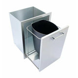 KoKoMo Outdoor Kitchen Stainless Steel Trash/Propane Pull-Out - KO-TRHD