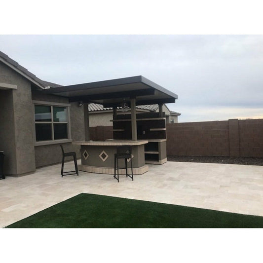 KoKoMo Key Largo Outdoor Kitchen With Built In BBQ Grill With 12 x 14 Patio Cover - KeyLargo