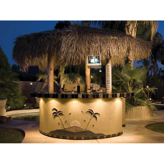 KoKoMo Tahiti Outdoor Kitchen with 10 foot Palapa and Built In BBQ Grill - TAHITI