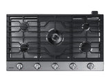 SAMSUNG NA36N6555TS 36" Smart Gas Cooktop with Illuminated Knobs in Stainless Steel - NA36N6555TS-KT