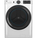 GE 5.0 cu. ft. Smart Front Load Washer w/ SmartDispense & OdorBlock - GFW655SSVWW-KT