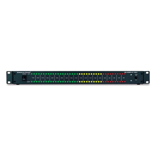 American Audio MKII DB Sound Volume LED Display Monitor for Amp Rack (4 Pack) - 183650