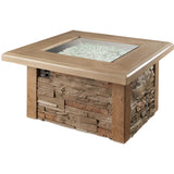 The Outdoor GreatRoom Outdoor GreatRoom: Sierra Square Gas Fire Pit Table - SIERRA-2424-M-K