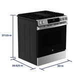 GE APPLIANCES GGS600AVFS GE(R) 30" Slide-In Front-Control Convection Gas Range with No Preheat Air Fry and EasyWash(TM) Oven Tray - GGS600AVFS-KT