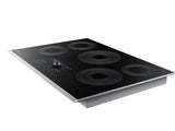 SAMSUNG 30" Smart Electric Cooktop with Sync Elements in Stainless Steel - NZ30K7570RS-KT